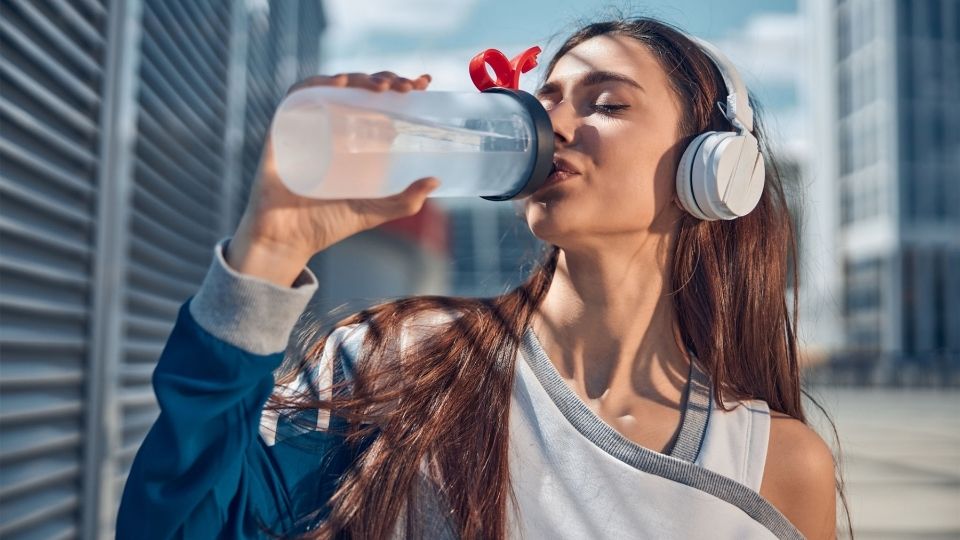 Woman Drinking Water